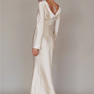 Selfie Leslie Ivory Long Sleeve Dress